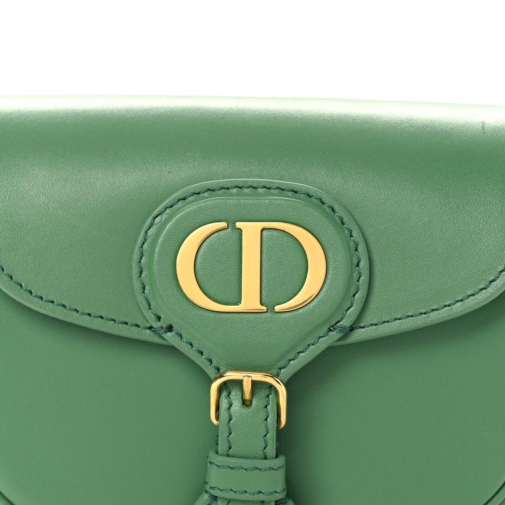 Box Calfskin Micro Bobby Bag Sage Green