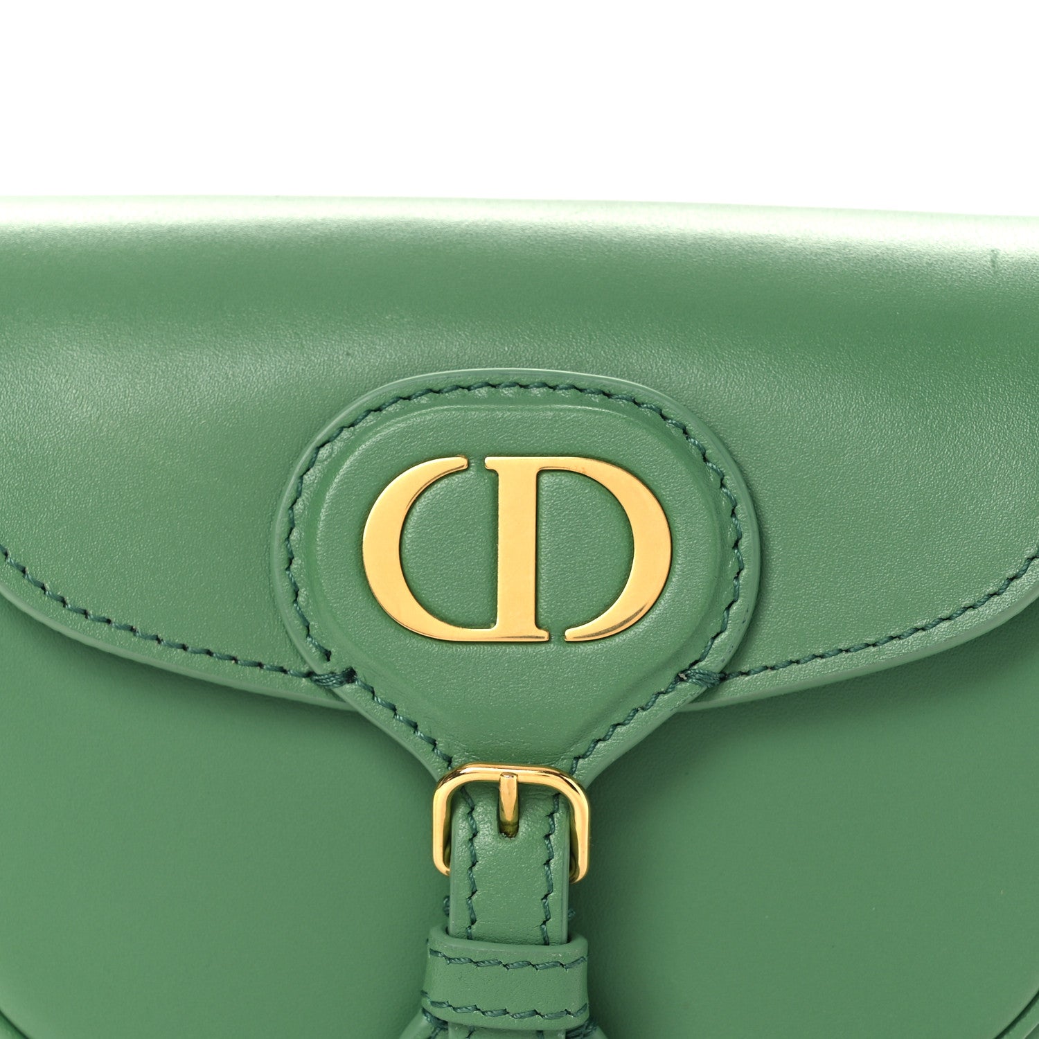 Box Calfskin Micro Bobby Bag Sage Green
