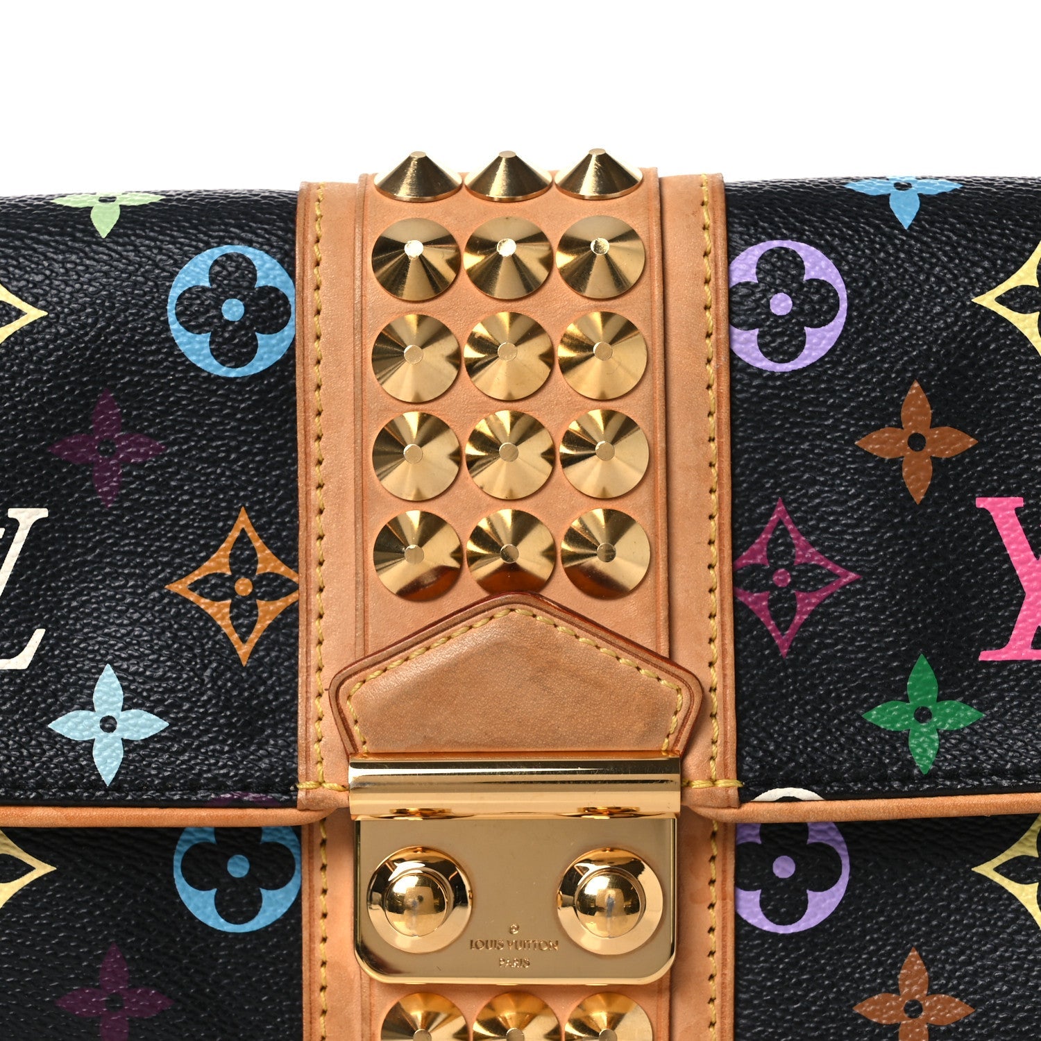 Monogram Multicolor Courtney Clutch Black