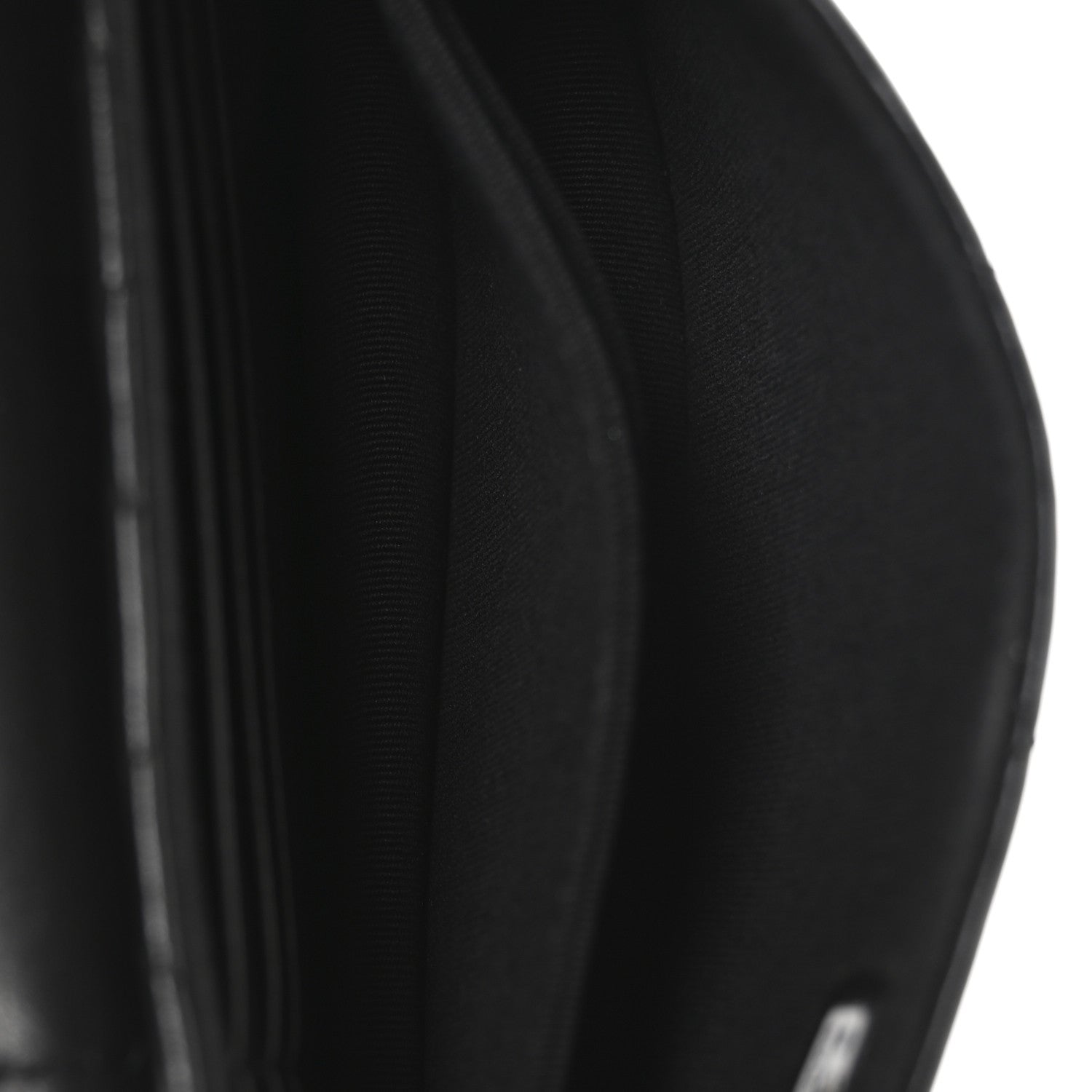 Lambskin Quilted Phone Holder Flap Black
