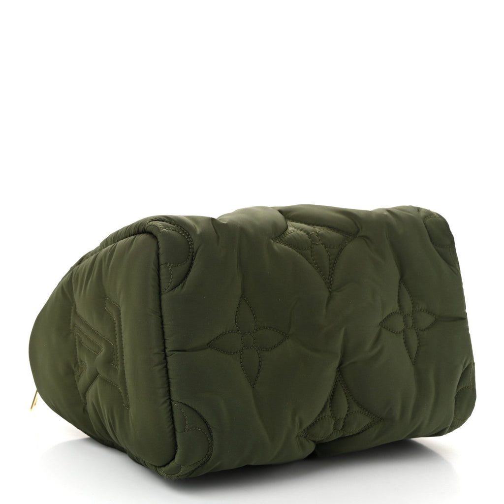 Econyl Mini Monogram Pillow Speedy Bandouliere 25 Khaki