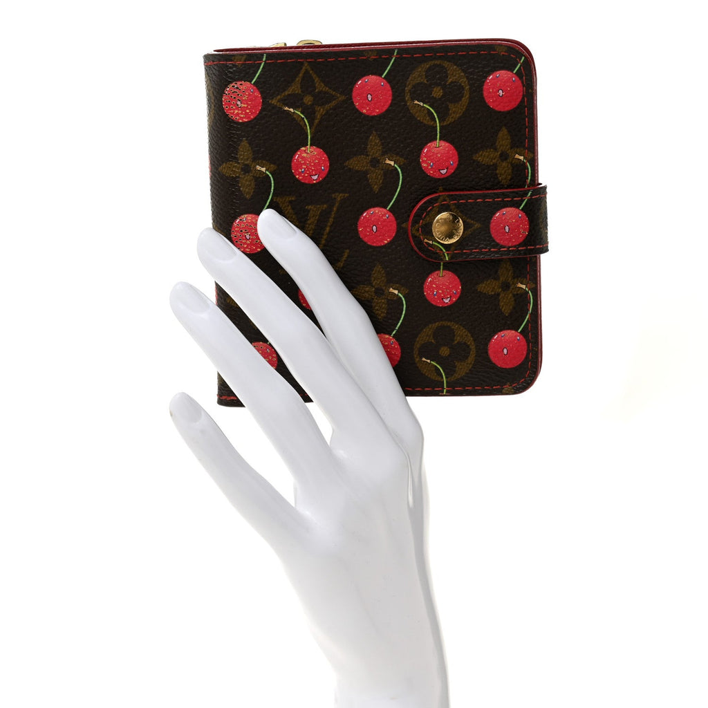 Monogram Cerises Compact Zippe Wallet