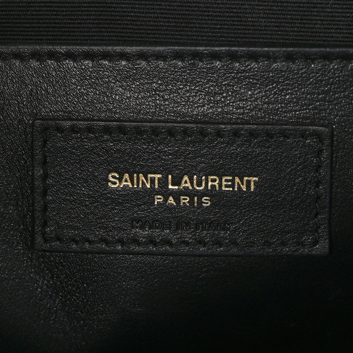 Shiny Calfskin Crocodile Embossed Manhattan Baguette Black