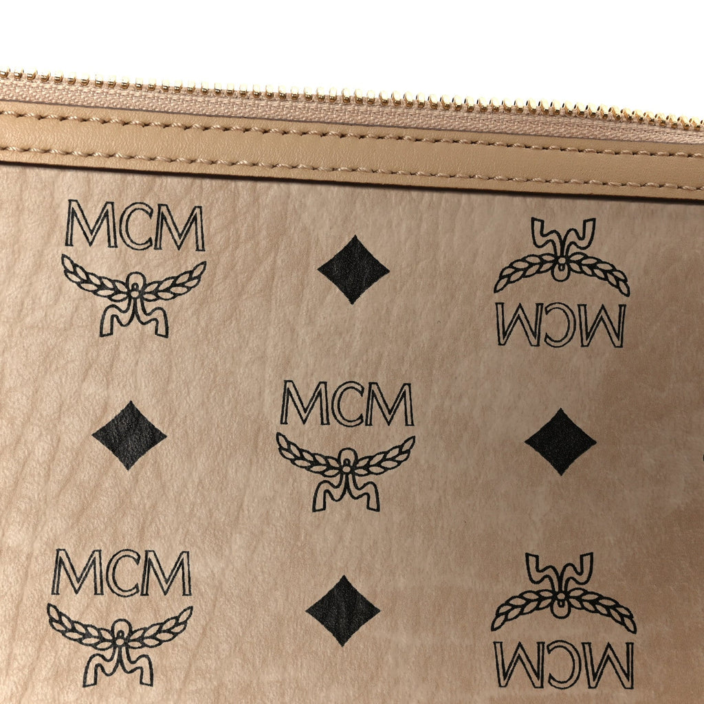 Visetos Medium Pouch Beige
