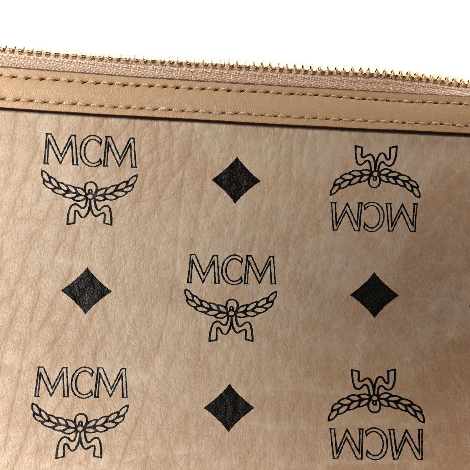 Visetos Medium Pouch Beige