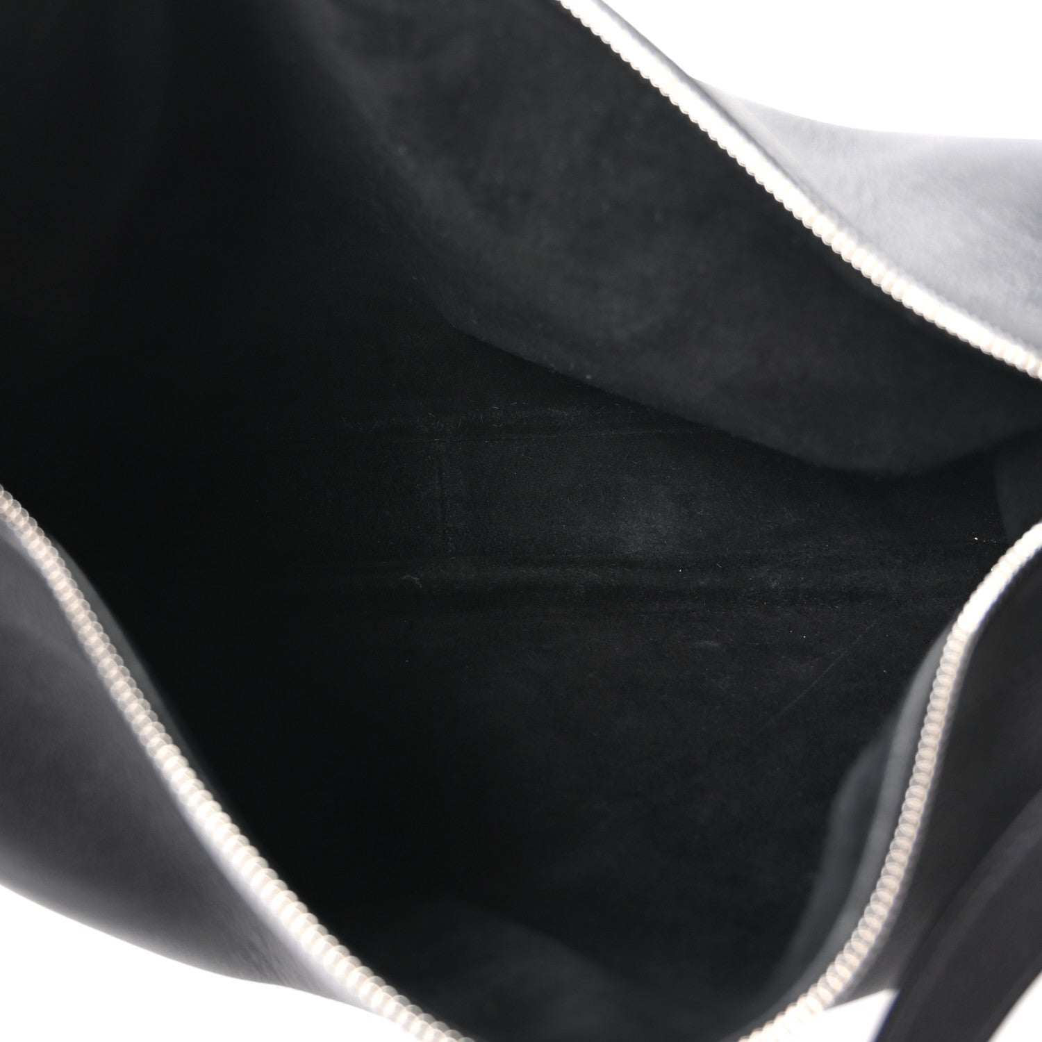 Supple Calfskin Large Romy Shoulder Bag Black