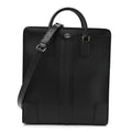 Dollar Pigprint Koi Calfskin Interlocking G Tote Bag Black