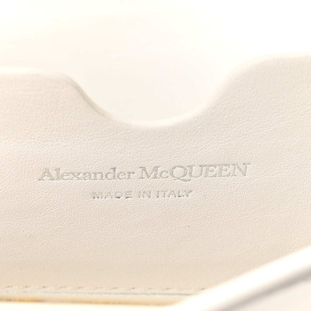 Polyurethane Calfskin Transparent Jeweled Knuckle Satchel Clear White