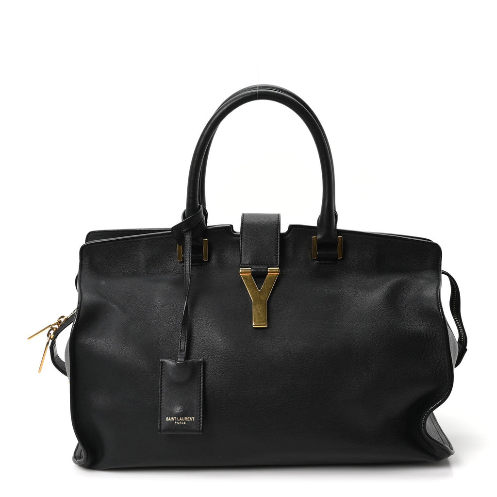 Calfskin Medium Classic Y Cabas Black