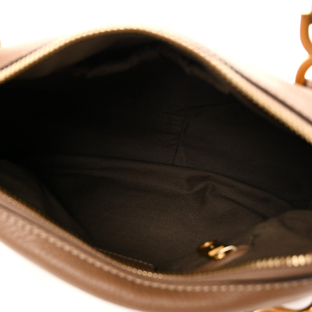 Calfskin Medium Marcie Satchel Nut