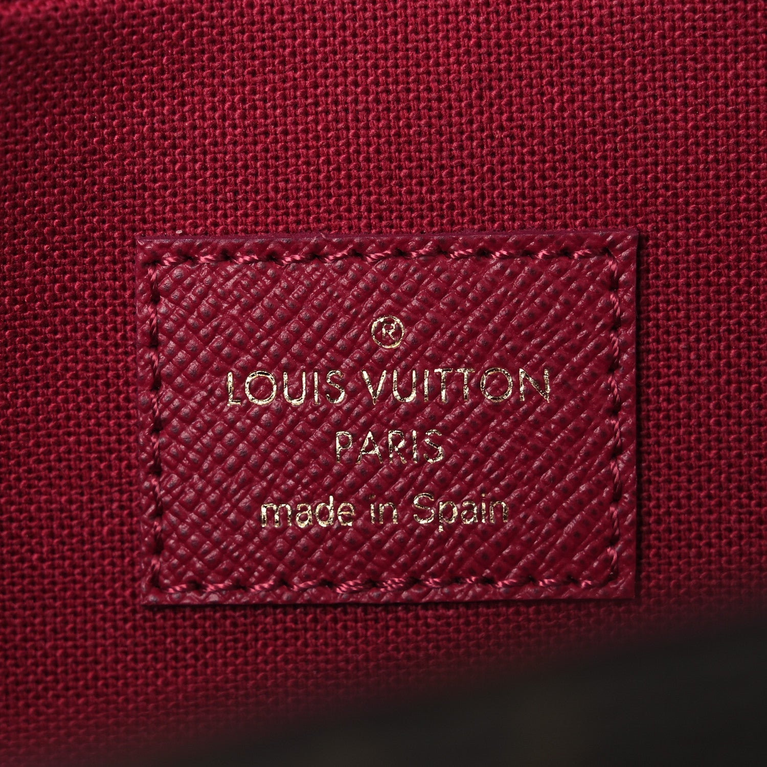 Monogram Pochette Felicie Chain Wallet Fuchsia