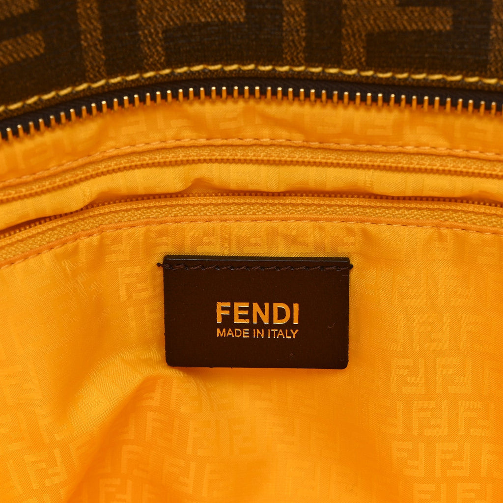 Zucca Spalmati Small Roll Tote Tobacco Yellow