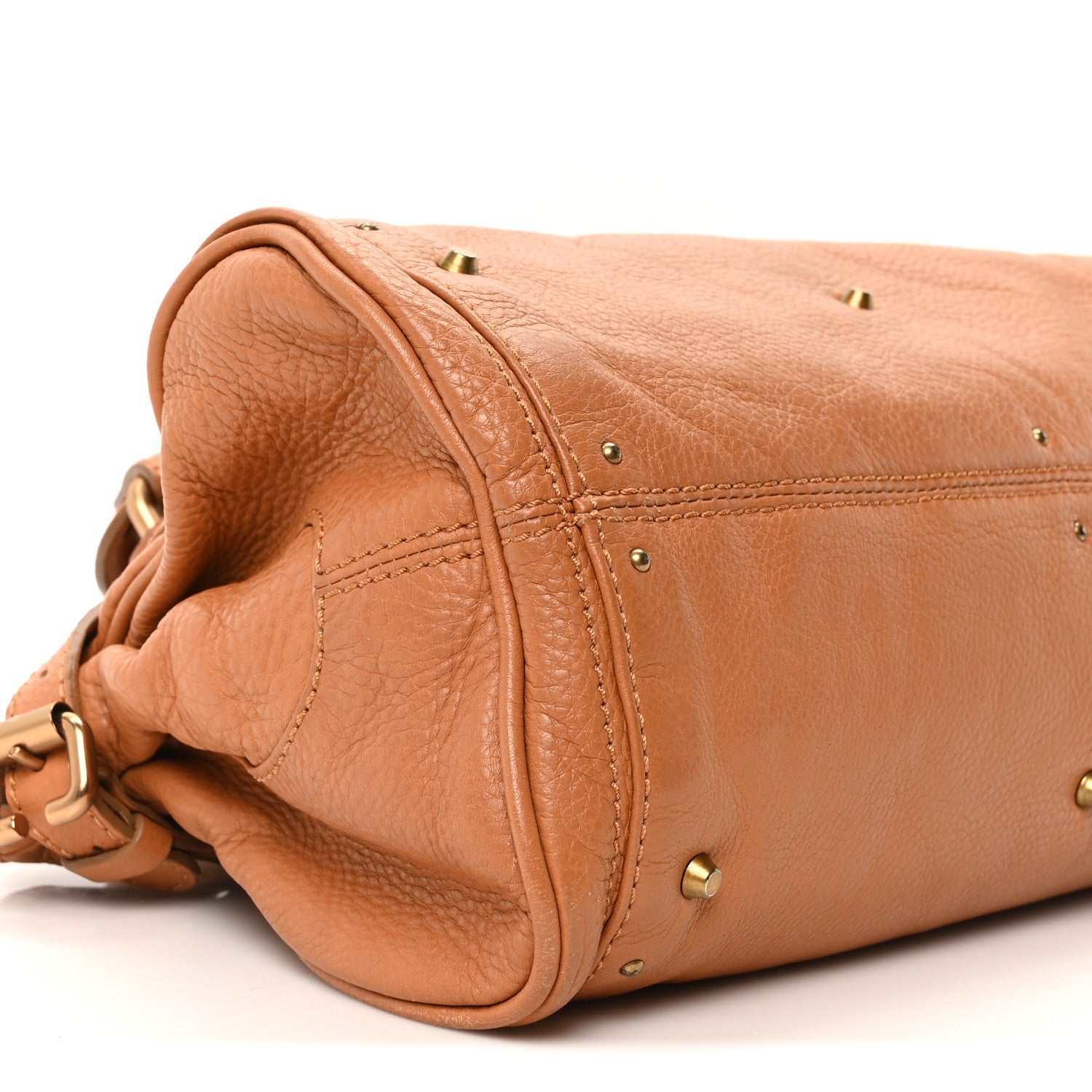 Calfskin Medium Paddington Satchel Tan