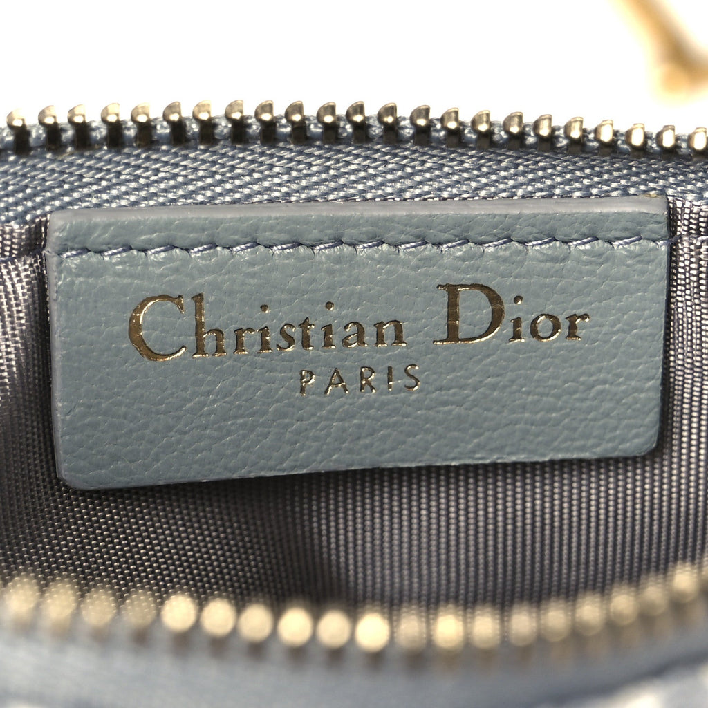 Oblique Saddle Chain Long Wallet Grey
