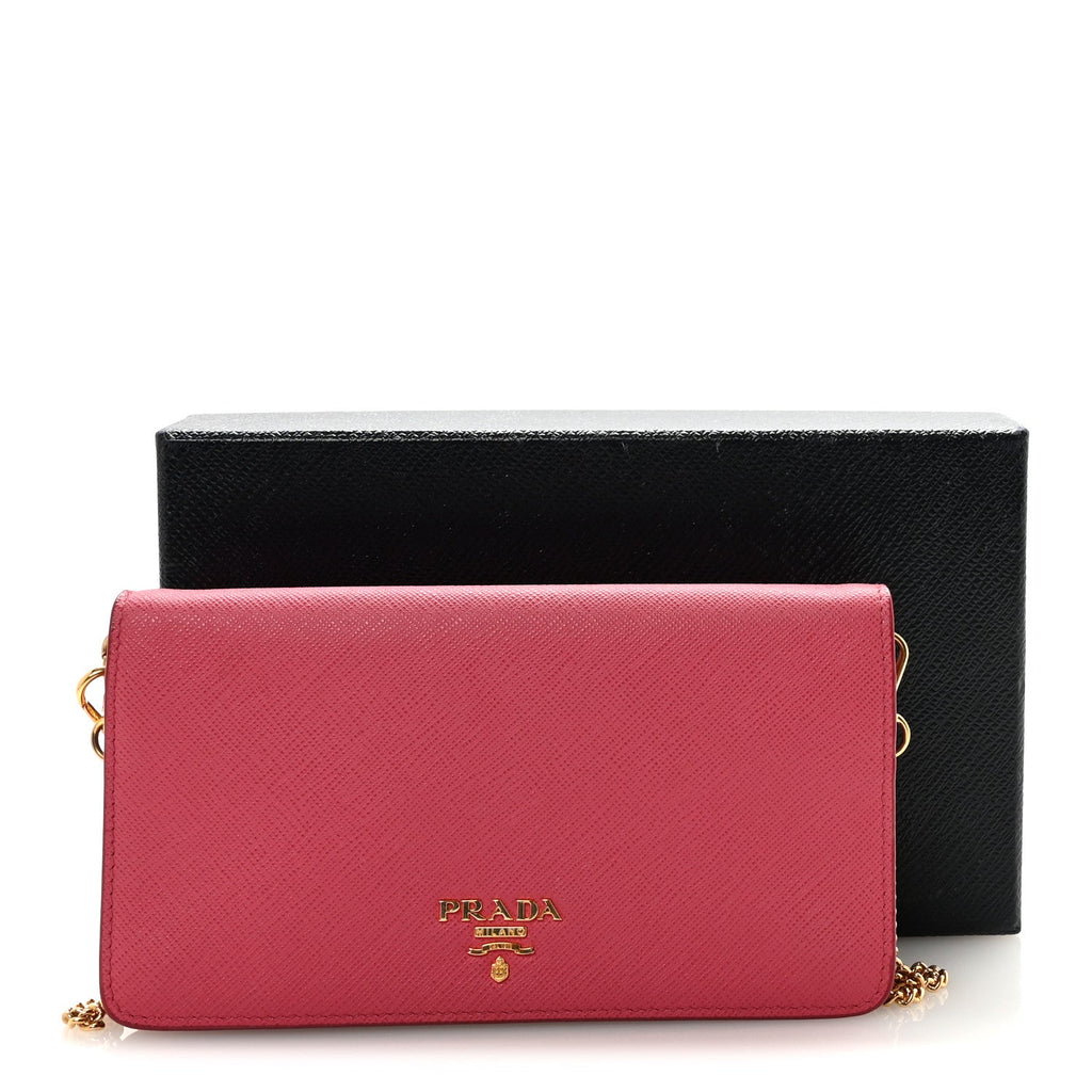 Saffiano Metal Mini Crossbody Bag Peonia