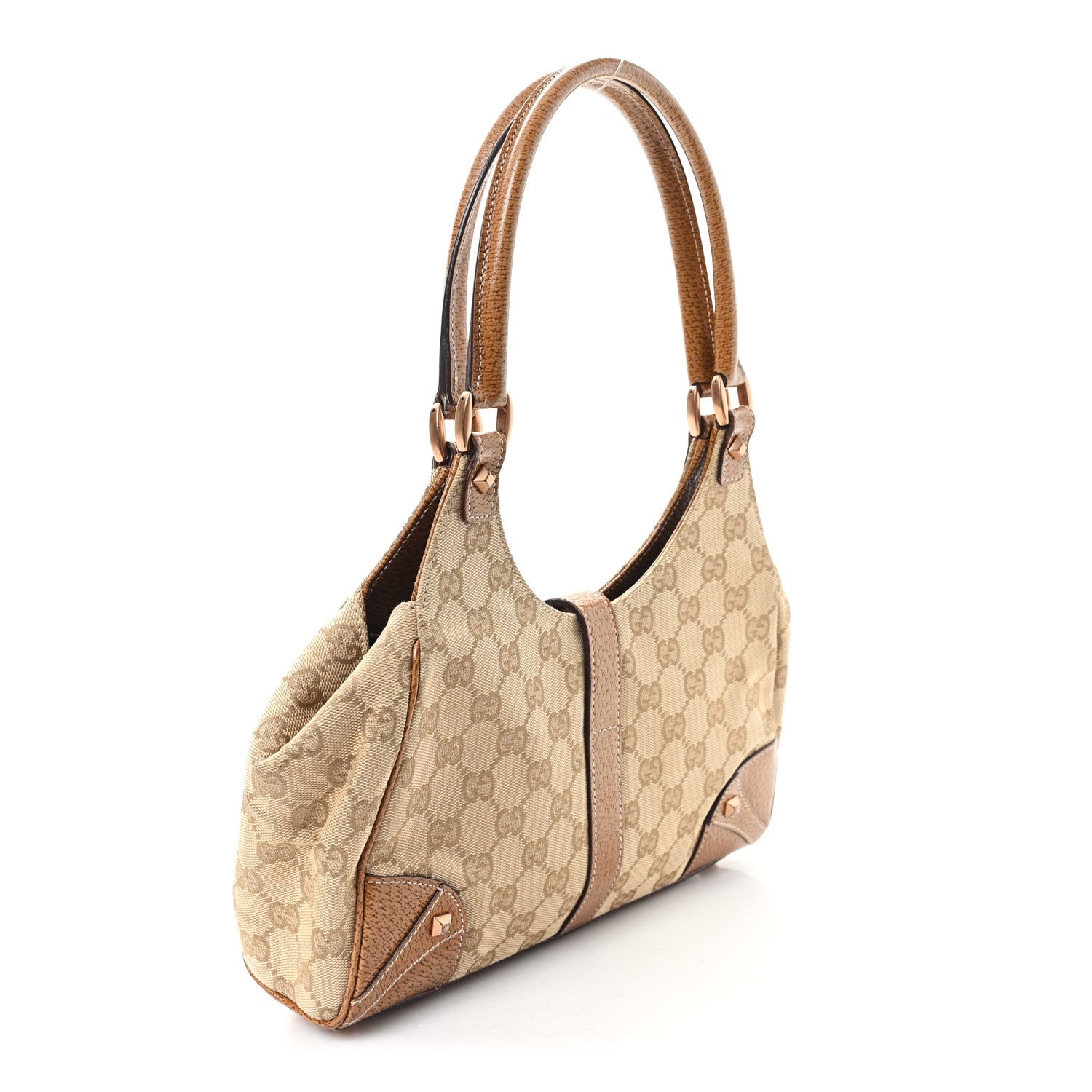 Monogram Calfskin Bardot Shoulder Bag