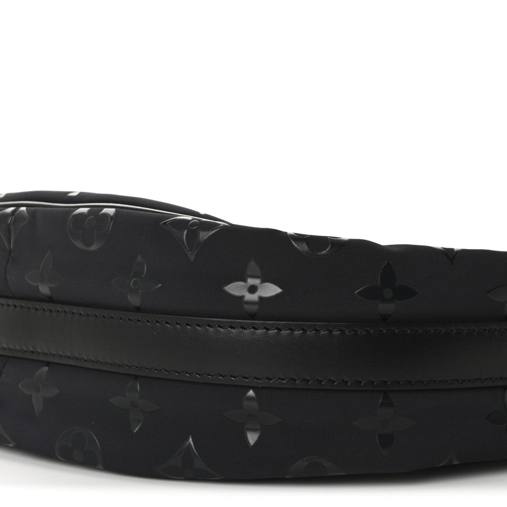 Nylon Monogram Loop Pocket Hobo Polar Night
