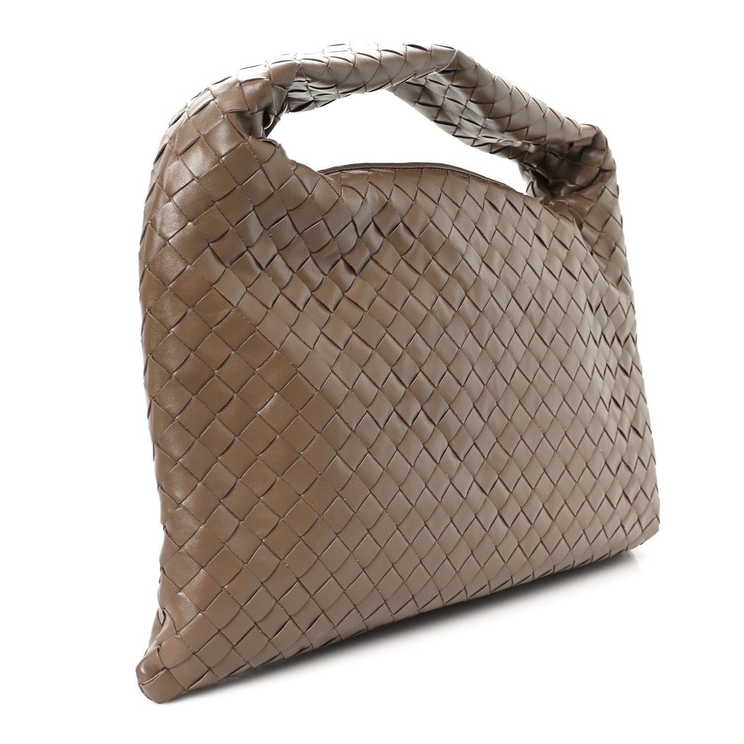 Calfskin Intrecciato Small Hop Pinecone