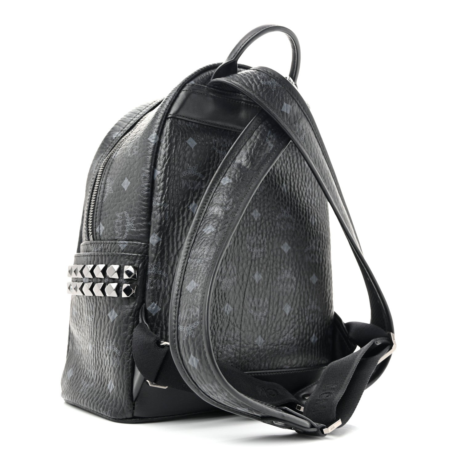 Visetos Small Side Stud Stark Backpack Black
