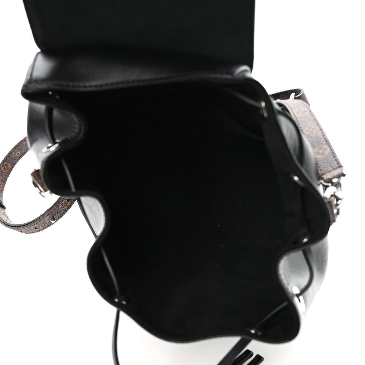 Lambskin Monogram Montsouris Vibe PM Black