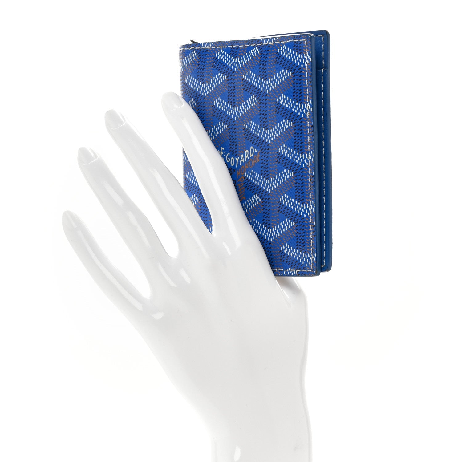 Goyardine Saint Marc Folding  Case Sky Blue