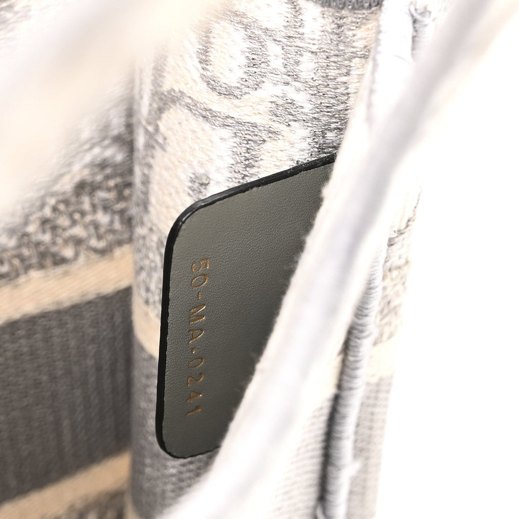Oblique Mini Book Tote Grey Multicolor