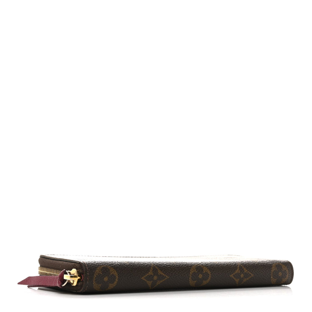 Monogram Clemence Wallet Fuchsia