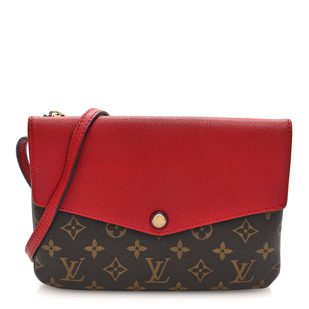 Monogram Twice Pochette Cherry