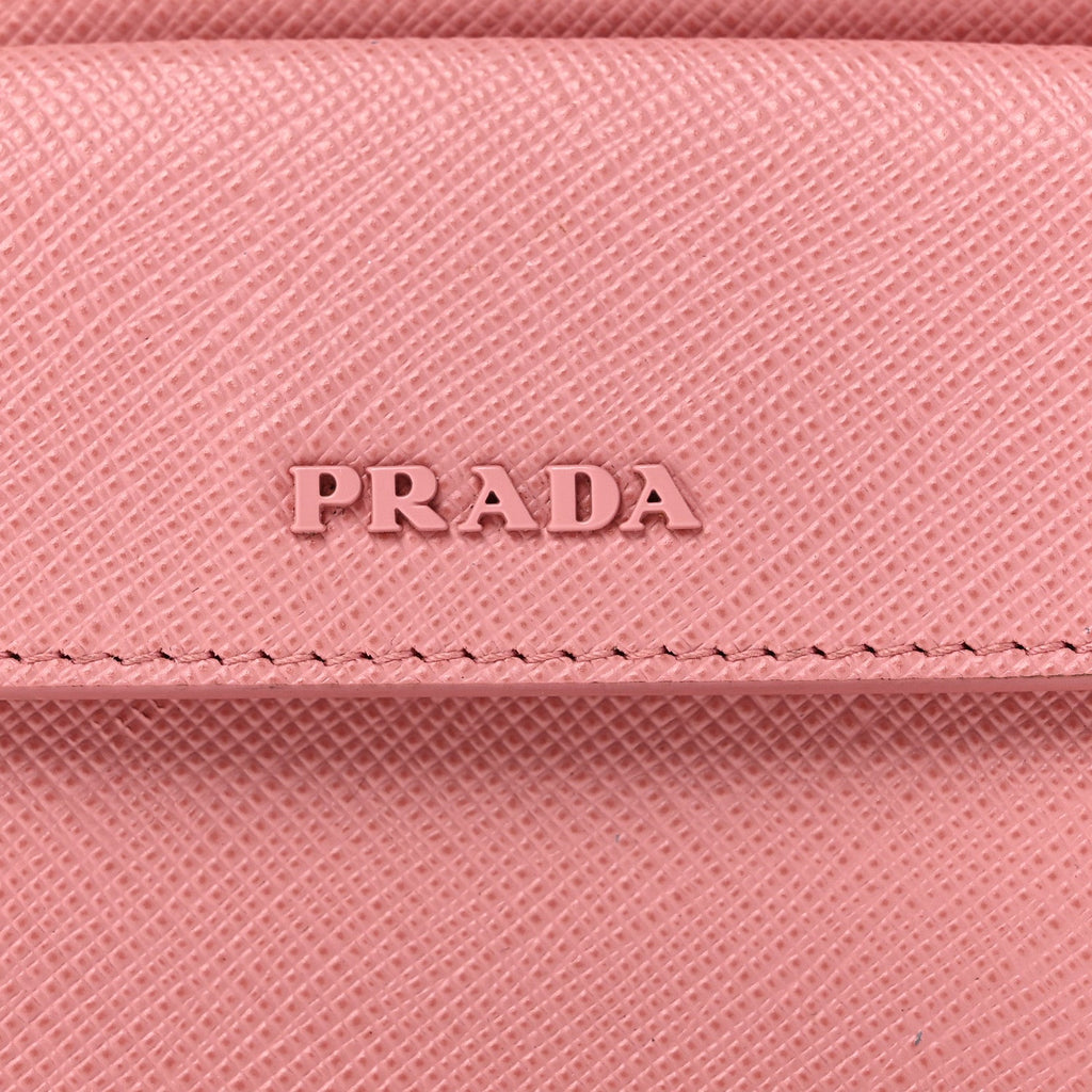 Saffiano Key Ring  Holder Wallet Petalo