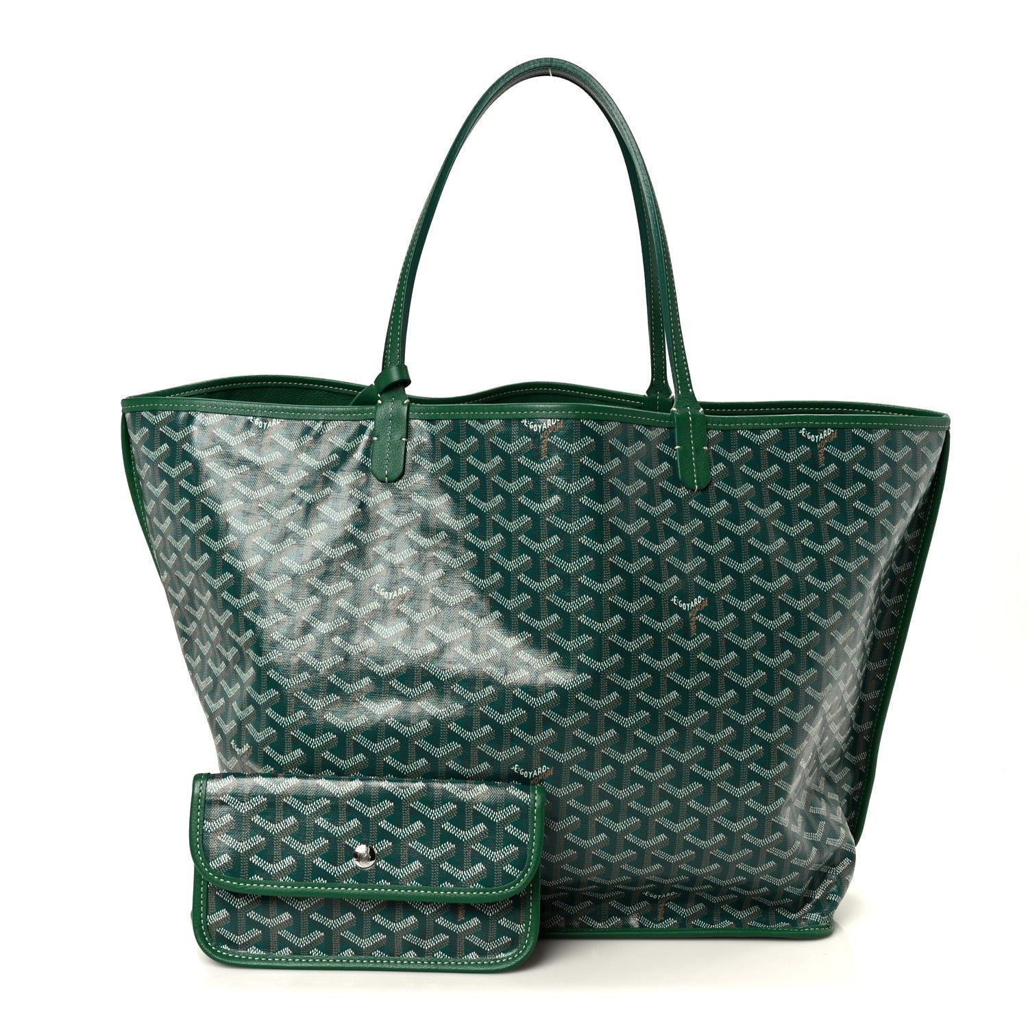 Goyardine Reversible Anjou GM Green