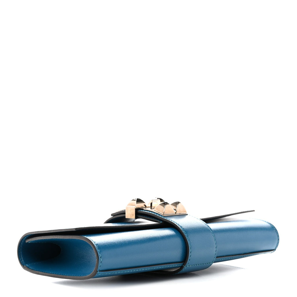 Tadelakt Medor 23 Clutch Bleu Izmir