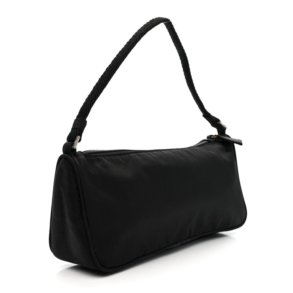 Tessuto Nylon Pochette Bag Black