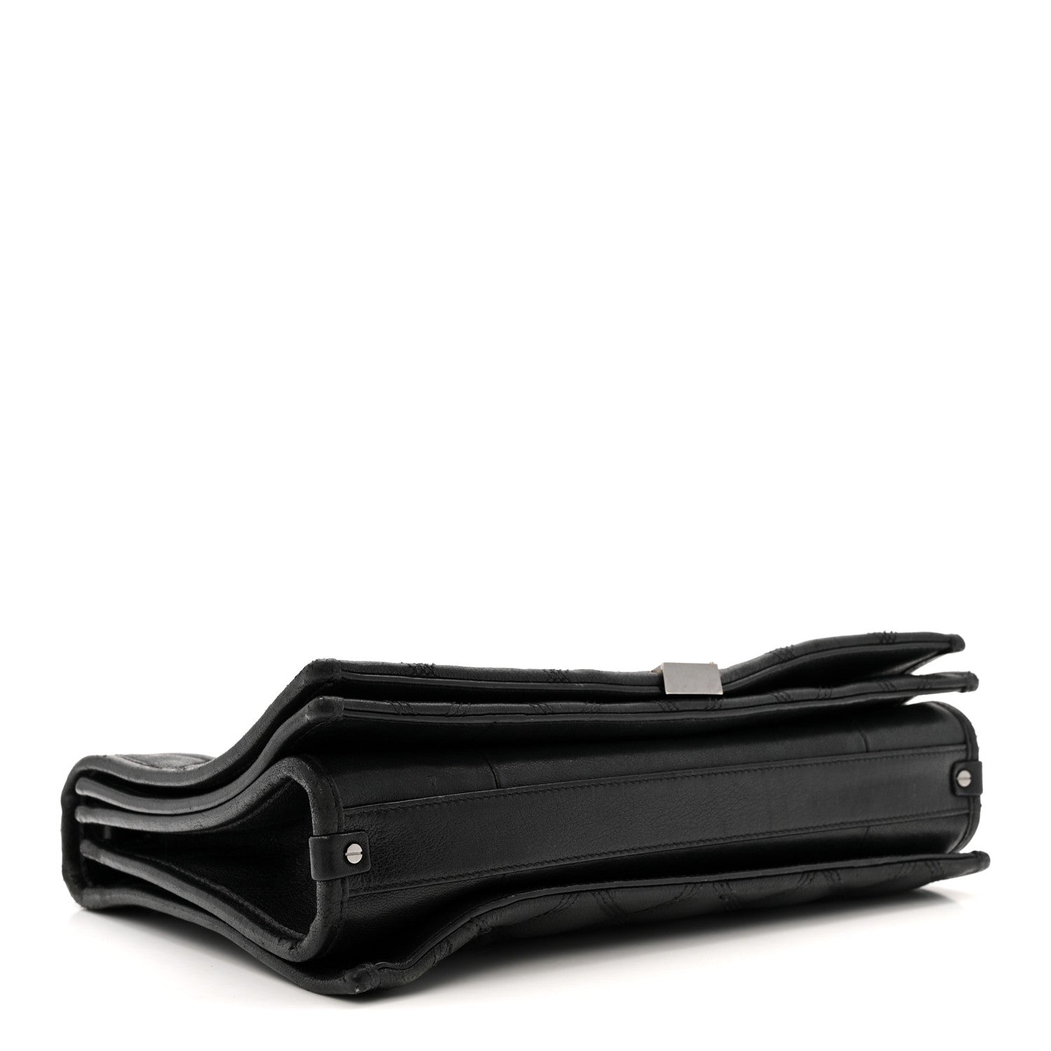 Lambskin Quilted Small Becky Chain Bag Black