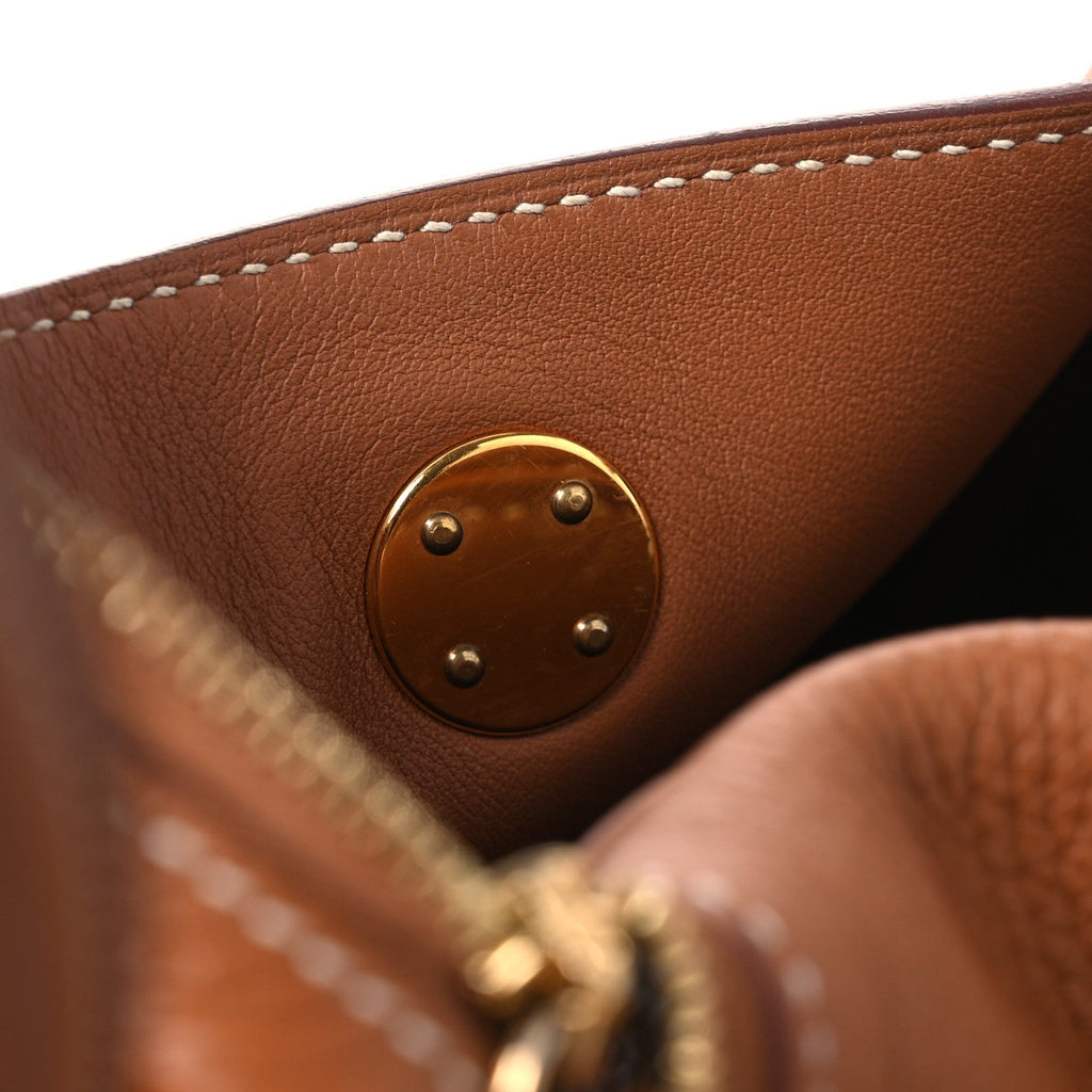 Taurillon Clemence Mini Lindy 20 Gold