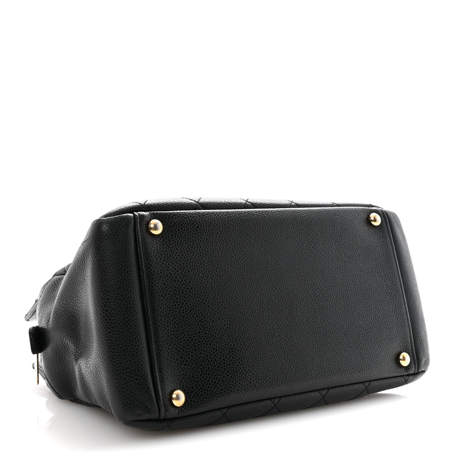Caviar Quilted Petit Timeless Tote PTT Black