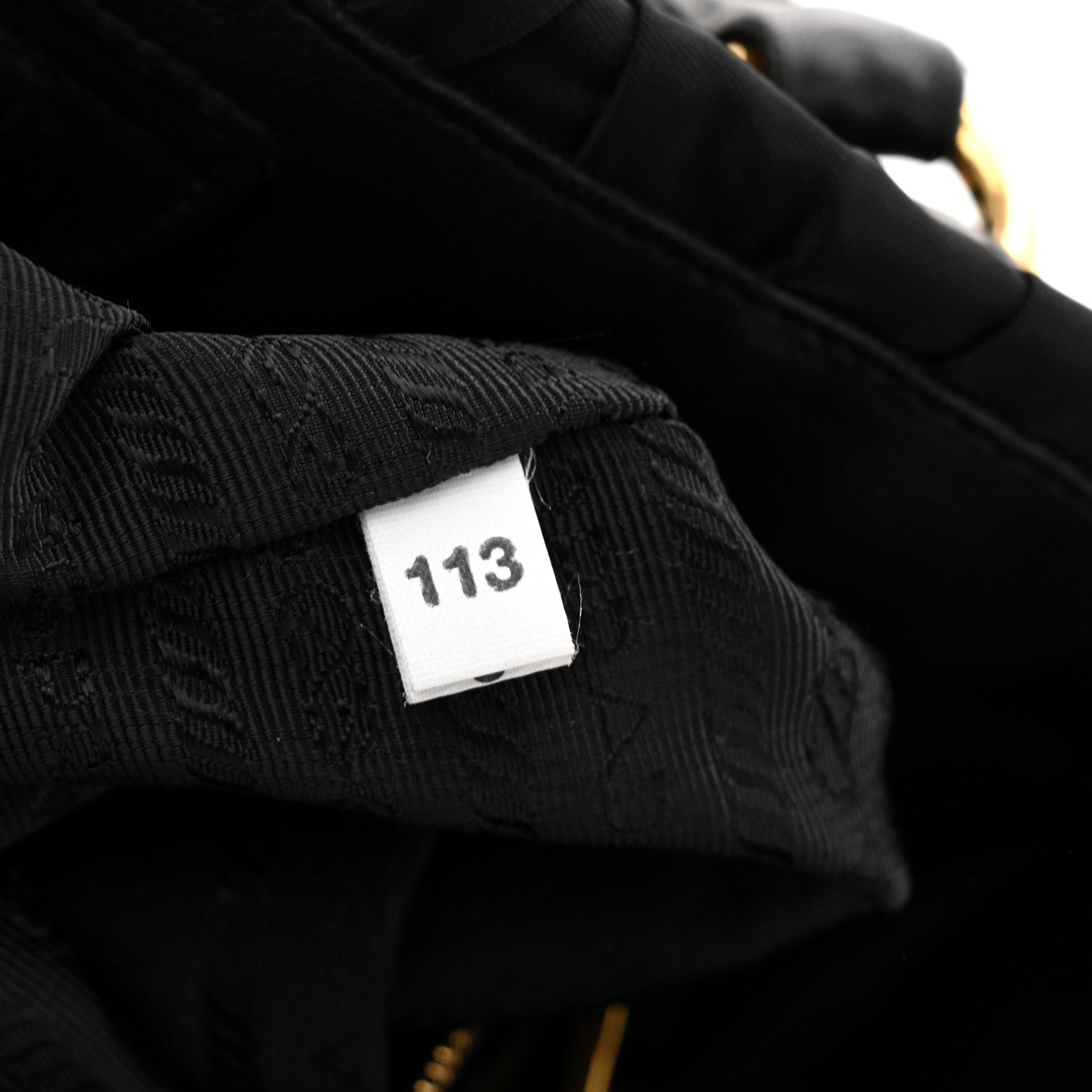 Tessuto Nylon Gaufre Tote Black