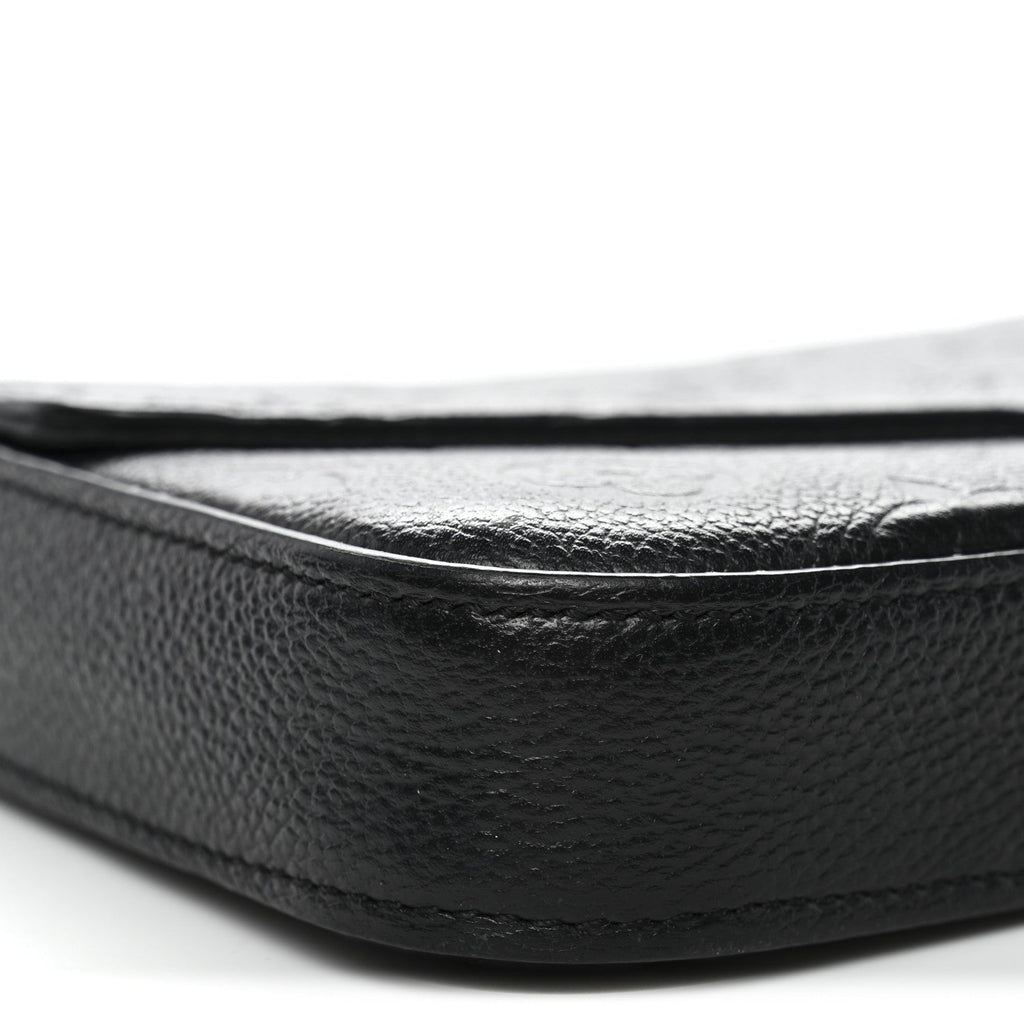 Empreinte Pochette Felicie Chain Wallet Black