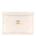 Caviar Quilted  Holder White