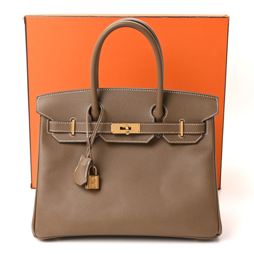 Epsom Birkin 30 Etoupe