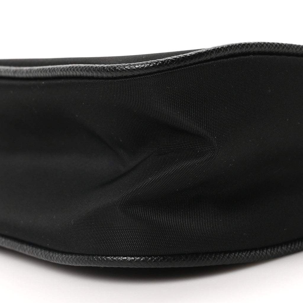 Tessuto Nylon Saffiano Mini Re-Edition 2005 Bag Black