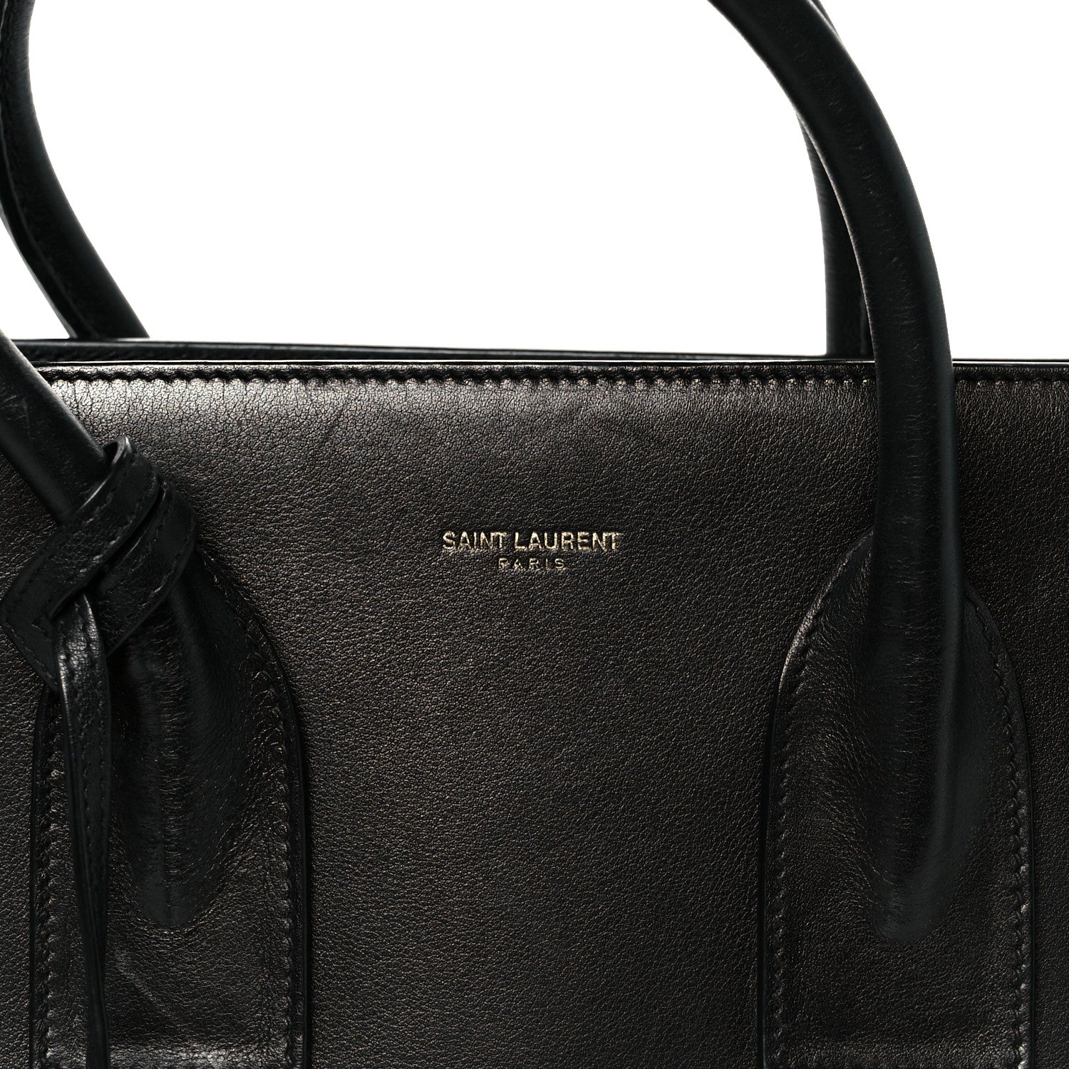 Calfskin Small Sac De Jour Black