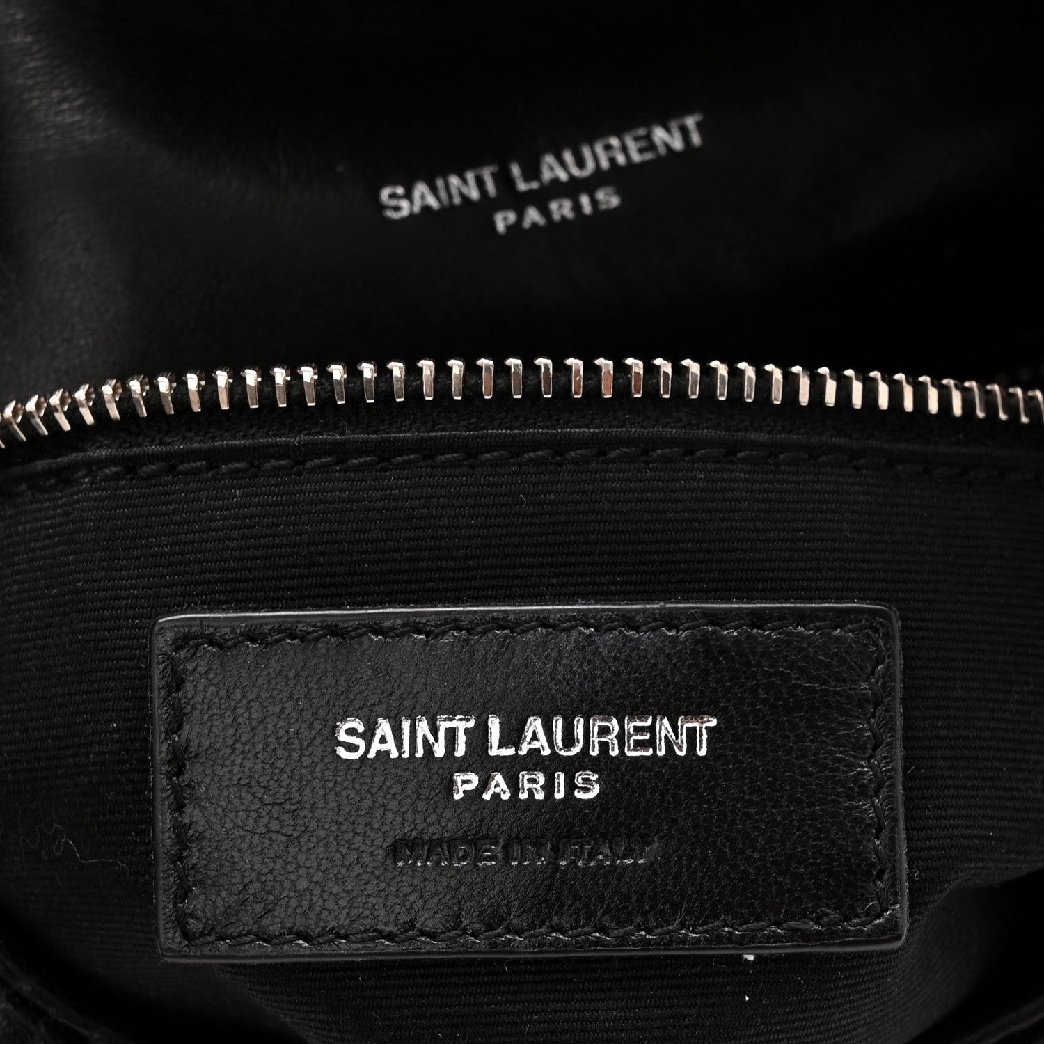 Lambskin Quilted Toy Loulou Puffer Monogram Chain Satchel Black