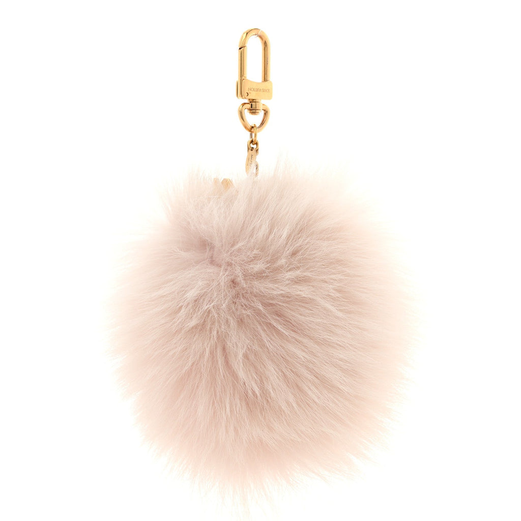 Fuzzy Bubble Bag Charm Light Pink