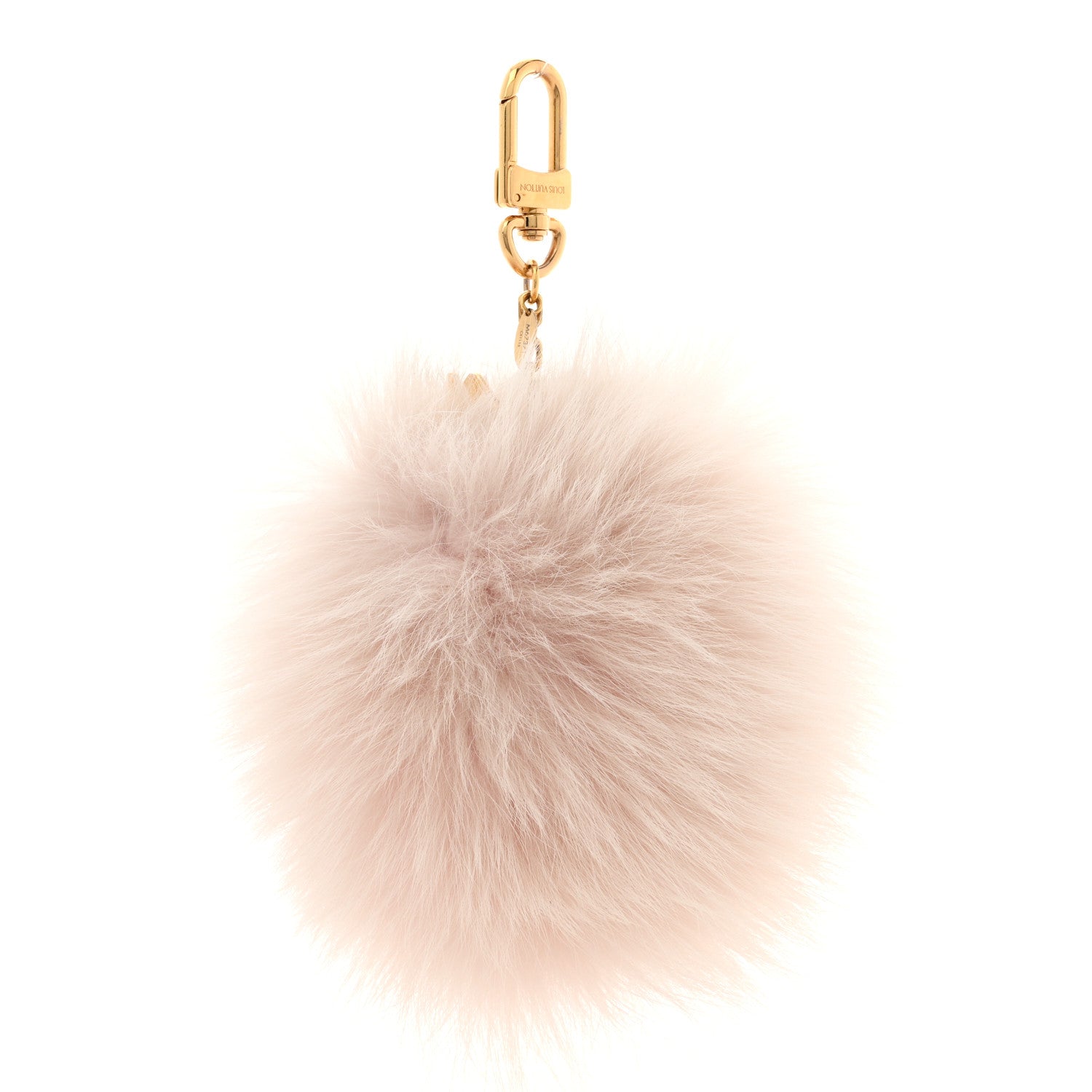 Fuzzy Bubble Bag Charm Light Pink