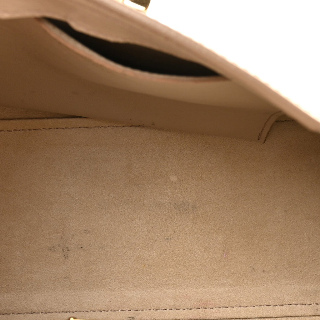 Calfskin Sofia Shoulder Bag Beige Multicolor