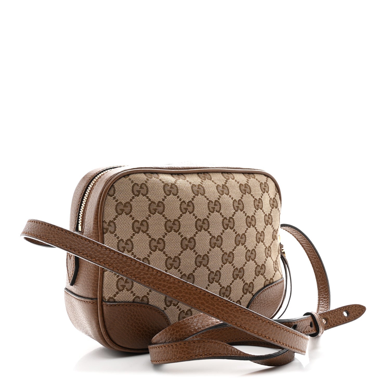 Monogram Mini Bree Messenger Bag Beige Tabacco