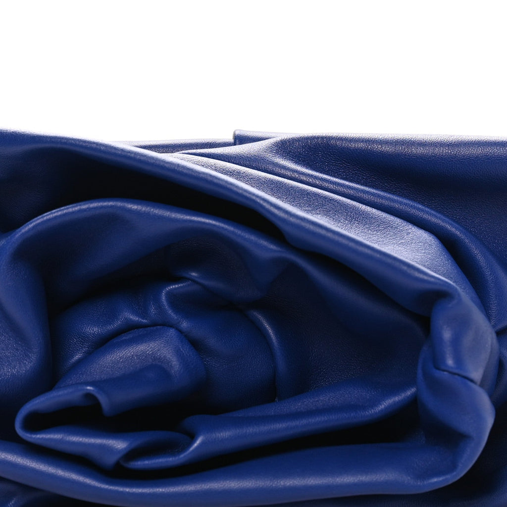 Smooth Calfskin Rose Clutch Knight