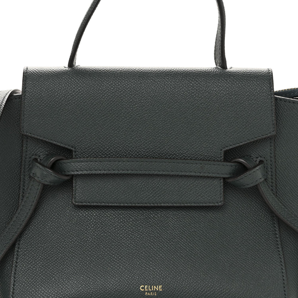 Grained Calfskin Nano Belt Bag Amazone