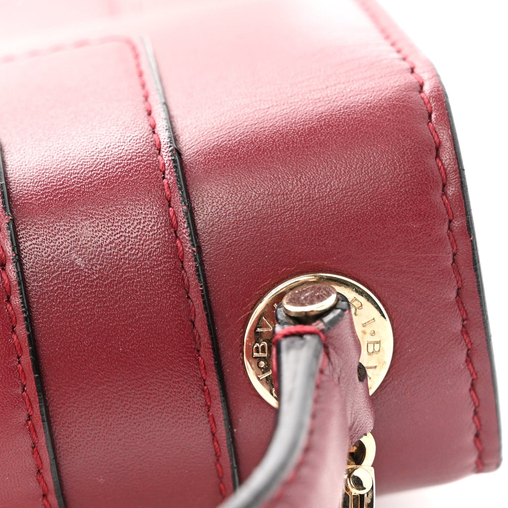 Calfskin Serpenti Forever Top Handle Burgundy