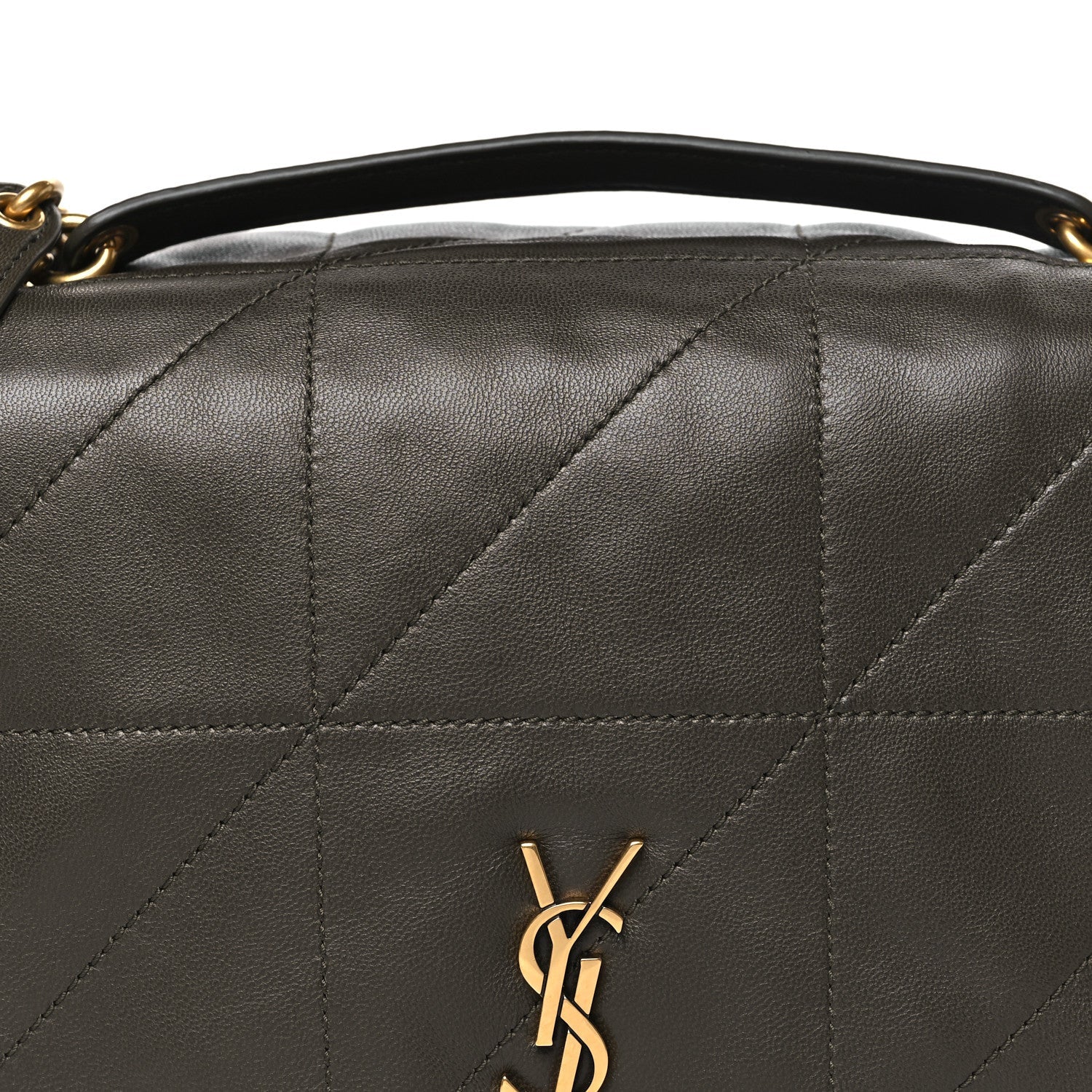 Lambskin Matelasse Monogram Small Jamie 4.3 Light Musk